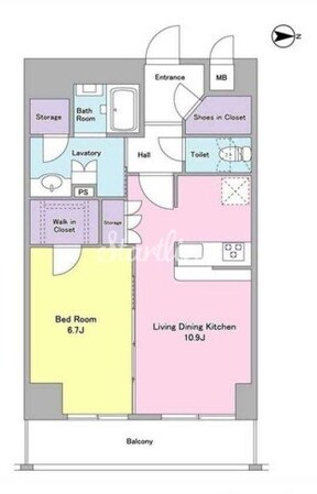 ジニア大森西の物件間取画像